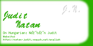 judit natan business card